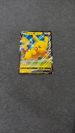 Pokemon card pikachu v oversized card