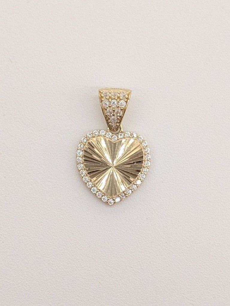 10kt Real Gold Heart Pendant
