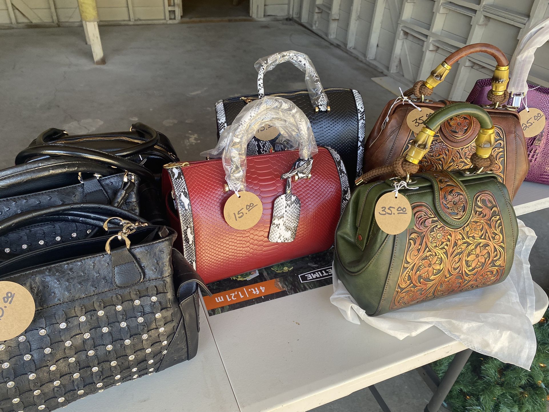 New Handbags From $15.00 - $35.00