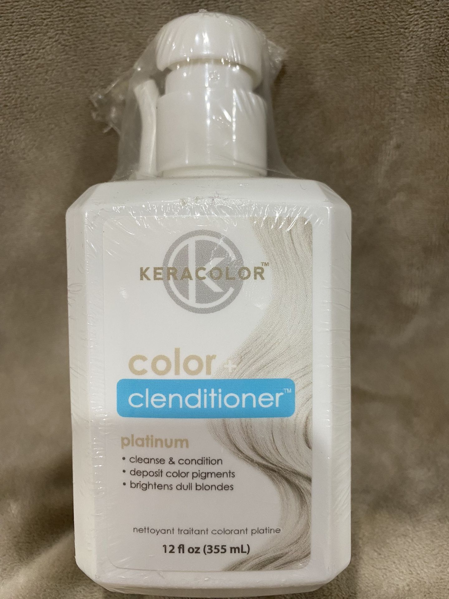 Keracolor Color + Clenditioner 3-in-1 Color-Depositing Conditioner, Gently Cleanses & Conditions, Semi-Permanent Hair Color, 23 Shades, 12 Fl Oz