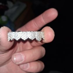 Busted Down 18k White Gold Grillz
