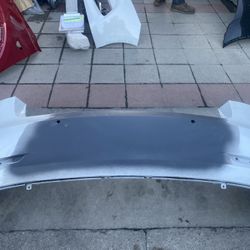 2017-2023 Tesla Model3 Rear Bumper Oil White. Recon
