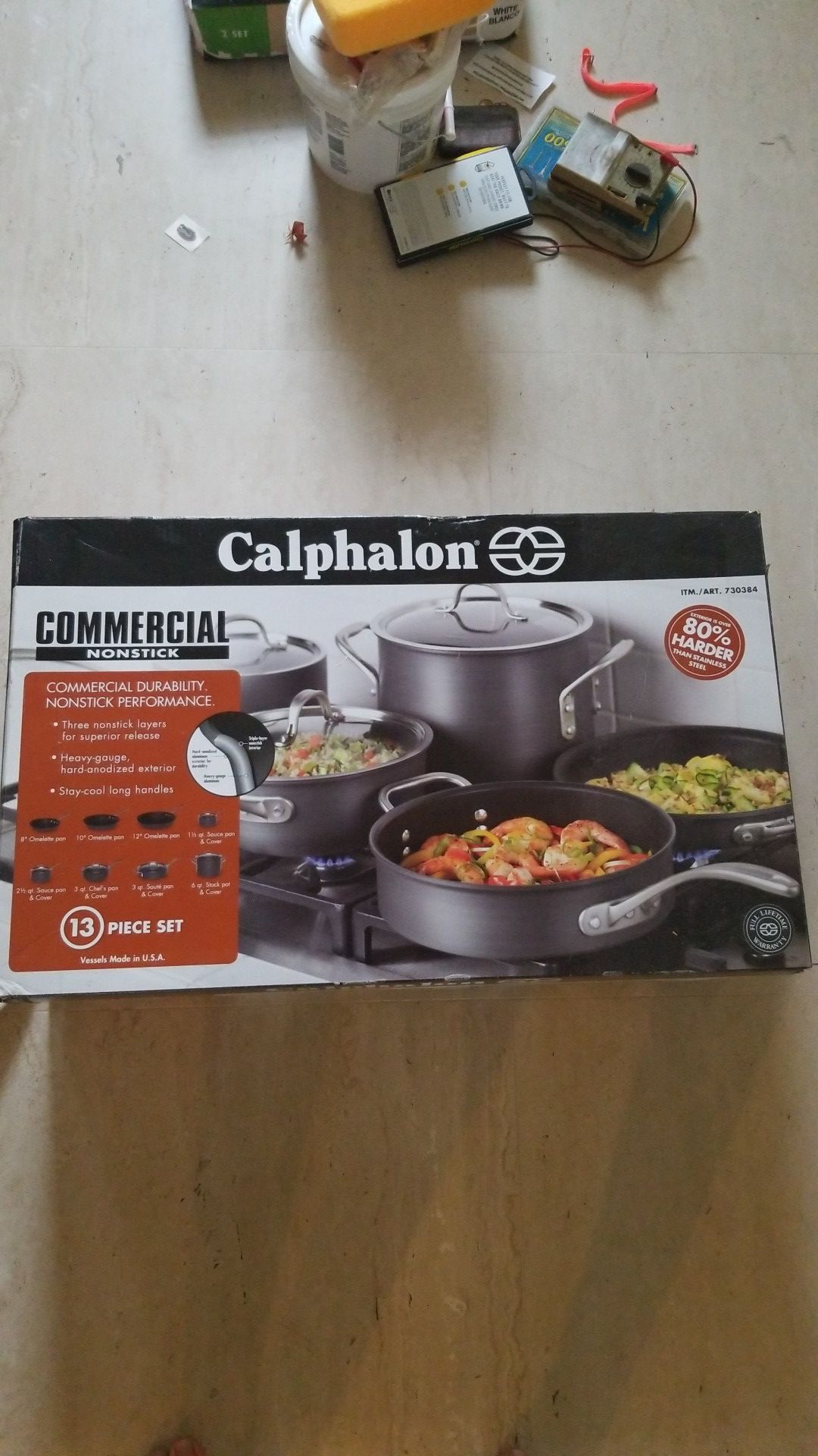 Calphalon commercial nonstick 13 piece cookware set