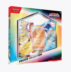 Pokemon TCG: Prismatic Evolutions Poster Collection *FACTORY SEALED*