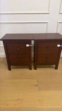 IKEA Hemnes Walnut Nightstands