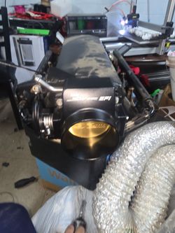 LS3 Sheet metal manifold, throttle body and 650lbs injectors