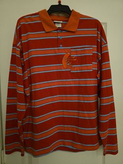 Smiling Friends
Smiling Friends Allan Stripe Long-Sleeve Polo Shirt