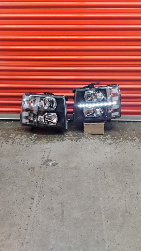 LED Headlights for 2007_2013 Chevy Silverado