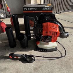 ECHO 200 MPH 700 CFM 59.7 cc Gas Low Exhaust Emission Engine Backpack Leaf Blower with Tube-Mounted