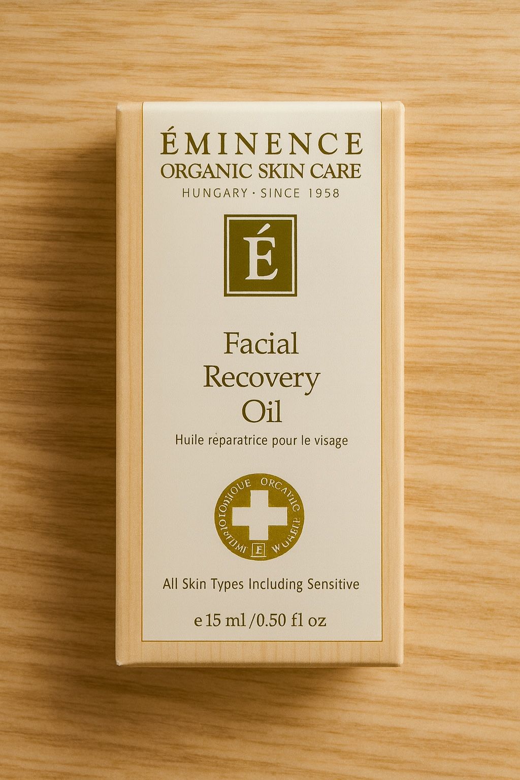 Eminence Facial Recovery Oil 0.5 oz All Skin SkinCare Sensitive Face Organic New