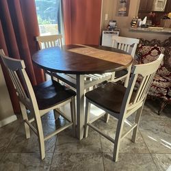 High Top 4 Person Dining Table