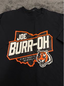 Joe Burrow Burr-OH Cincinnati Bengals T-Shirt, Men’s XL