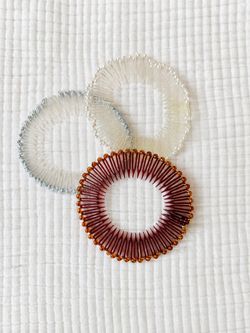 Set of 3 Vintage 1990s Headbands | Retro Plastic Hair Accessories