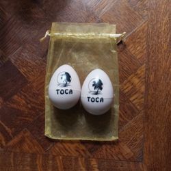2 Toca Percussion Egg Shakers - Fun Easter Gift for Musicians - $5