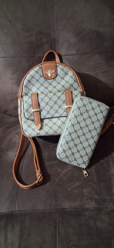 Matching Mini Bag And Wallet For $15