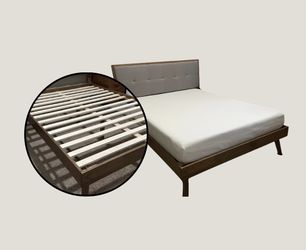 Full Size Bed (Headboard, Slats and Mattress)