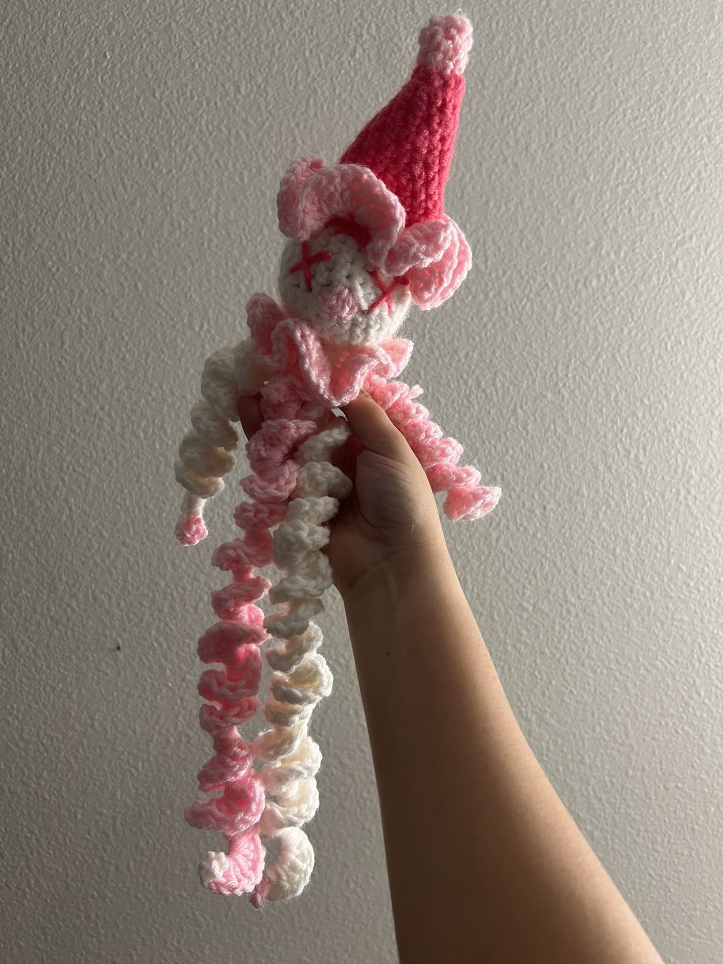 Clown Crochet Doll