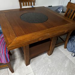 Solid Wood 4-8 Chairs Square/Round