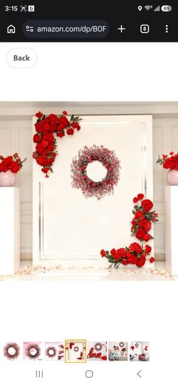 Artificial Round Wreath for Wedding Party