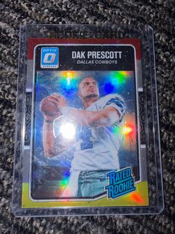 Dak Prescott Red Yellow Rated Rookie