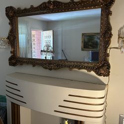 Gilded Ornamental Carved Mirror 