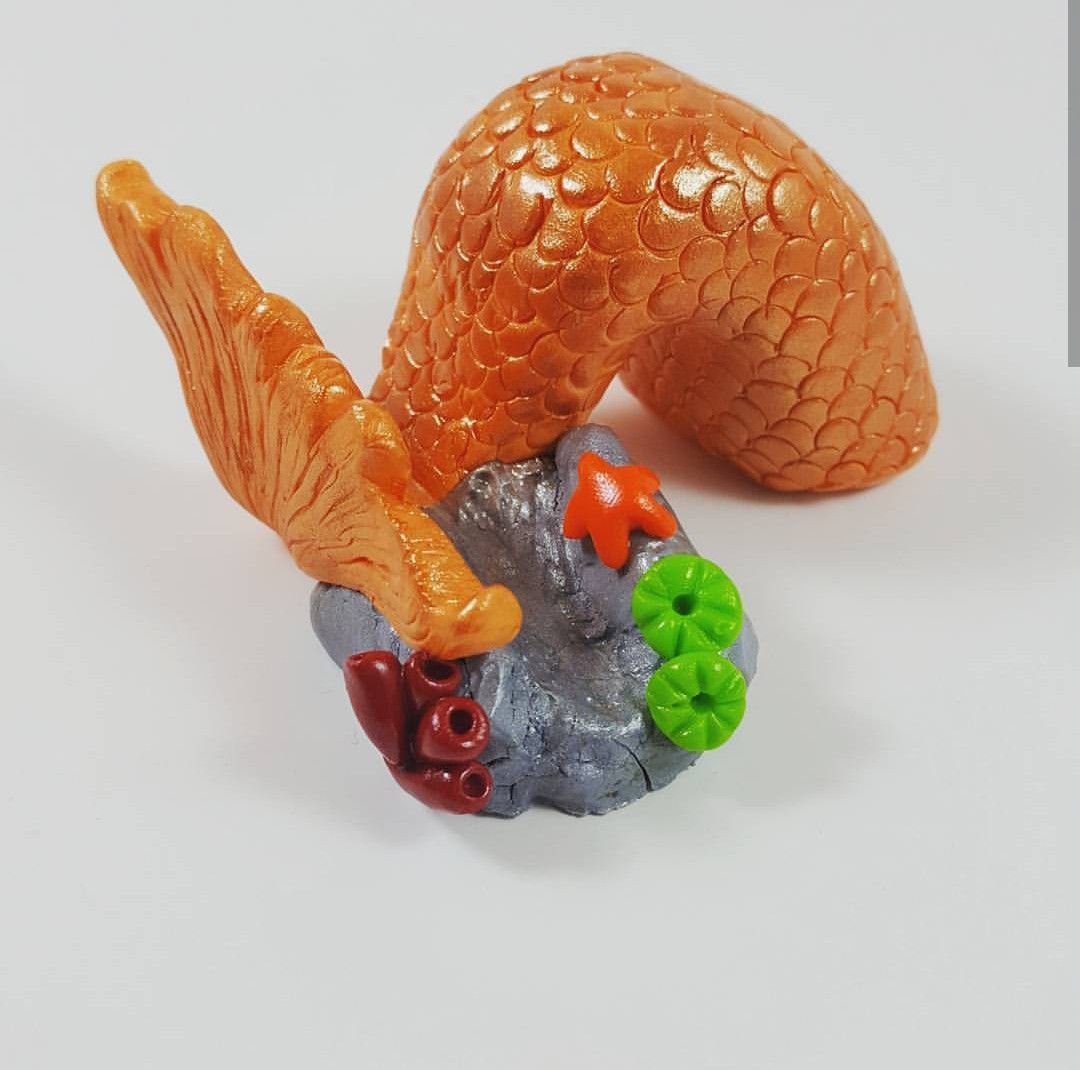 Mermaid tail phone holder, business card holder, dock, stand, mount