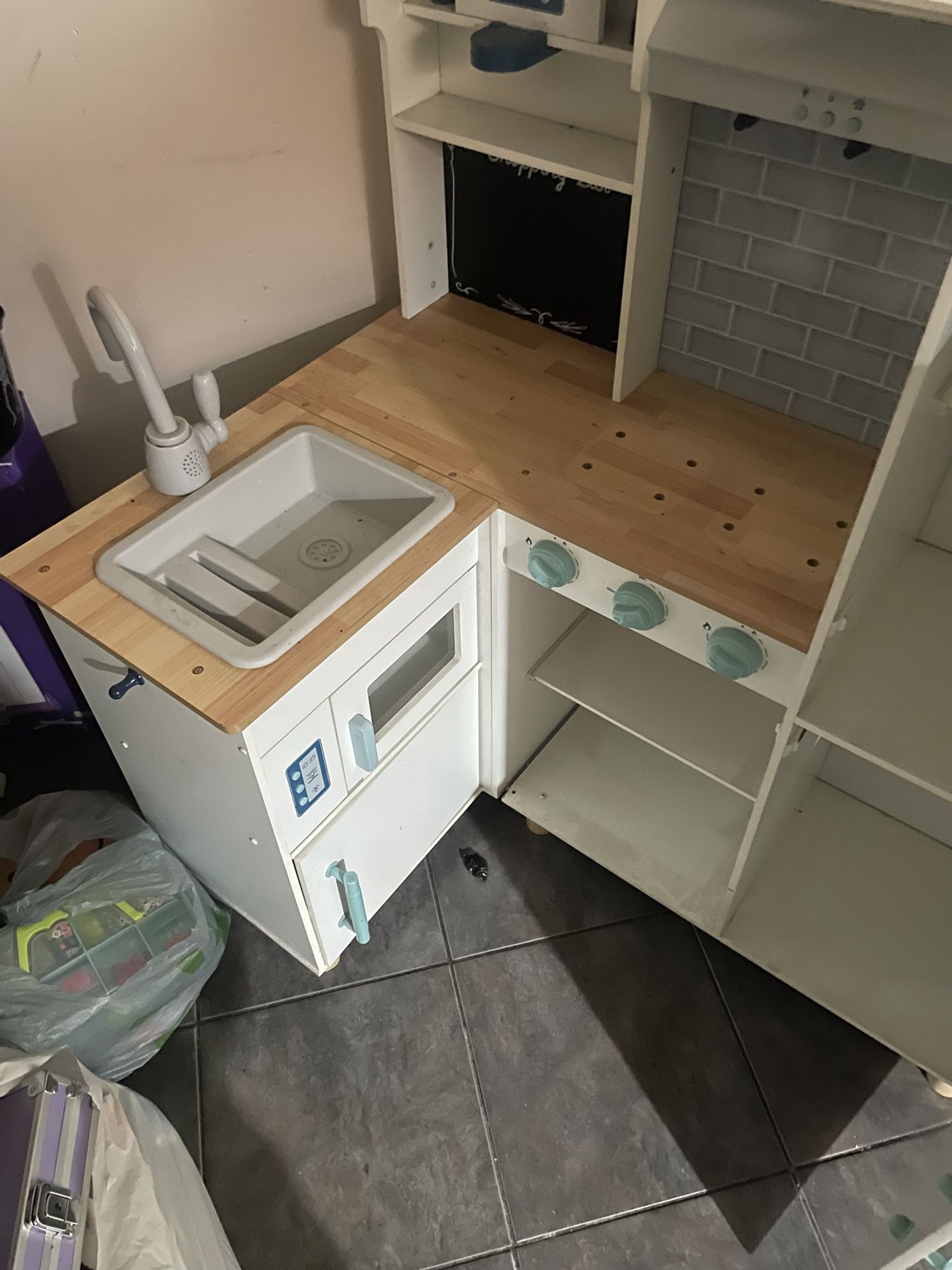 Girl Kitchen Play Set
