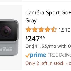 GoPro HERO7 -  Waterproof Digital Action Camera with Touch Screen 4K HD Video 10MP Photos Live Streaming Stabilization