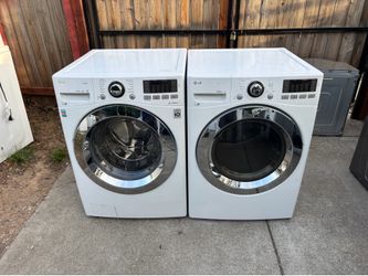 LG electric washer and dryer with free delivery