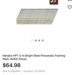 Framing Nail 21 Degree  3"