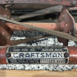 Vintage Craftman push mower reel type $75