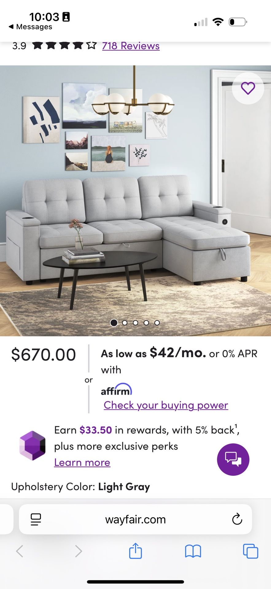 Barely Used Couch For Sale