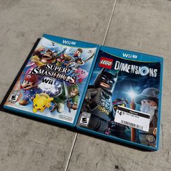 Super Smash Bros / Lego Dimensions Wii U Video Game