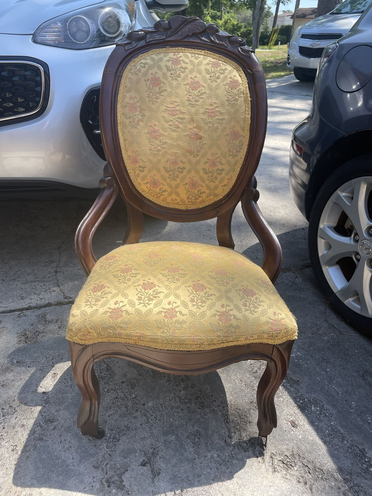 Antique upholstered chair