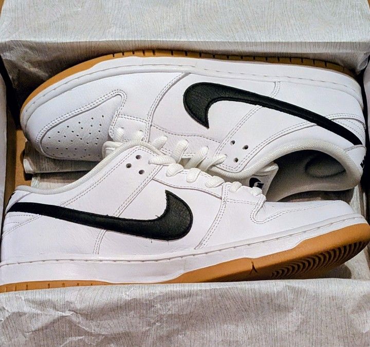Brand New - Nike SB Dunk Low Pro - White Gum - 2 sizes: 5 & 11.5