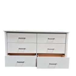 New! New in box ! 6-Drawer white Dresser, bedroom dresser, six storages dresser, clothing storage unit, bedroom closet, closet storage, cabinet, Dress