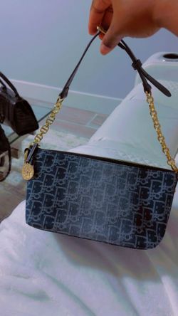 denim Dior Oblique jacquard Diorstar Hobo bag with chain