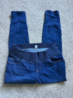 Dark Wash Maternity Skinny Jeans