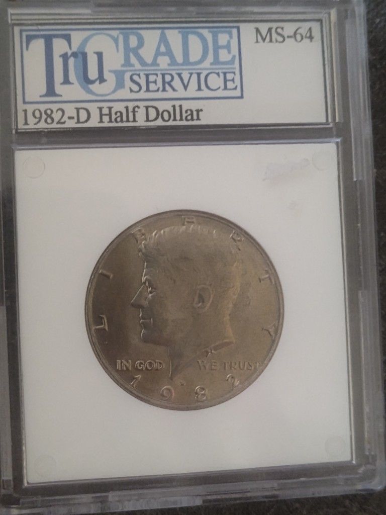 1982 D Washington Quarter Graded MS 64