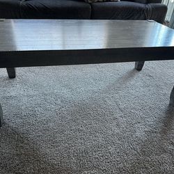 Coffee table and 2 end tables Gray