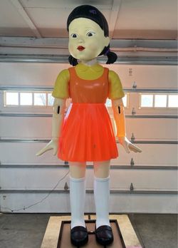Rare Squid Game Young-Hee 9.5 Ft Animatronic Spirit Halloween