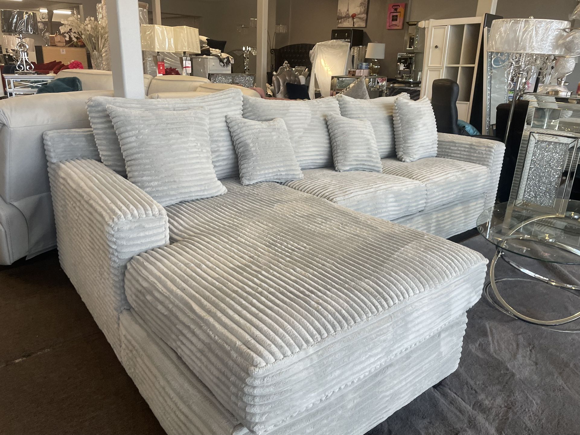 2Pc Sectional Couch Set