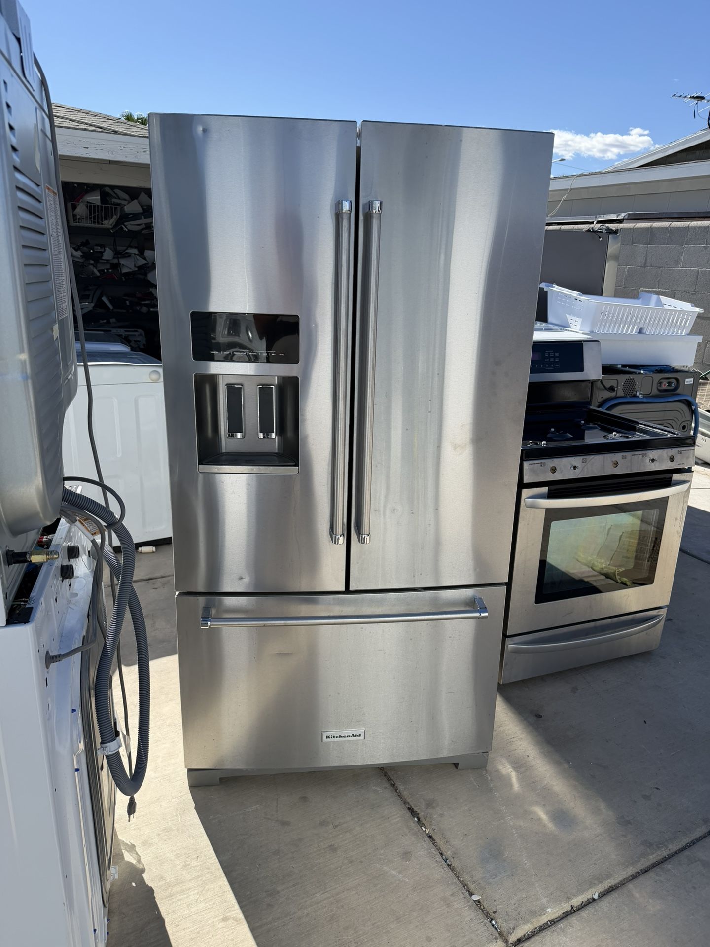 Used Kitchen-aid Refrigerator French-door 