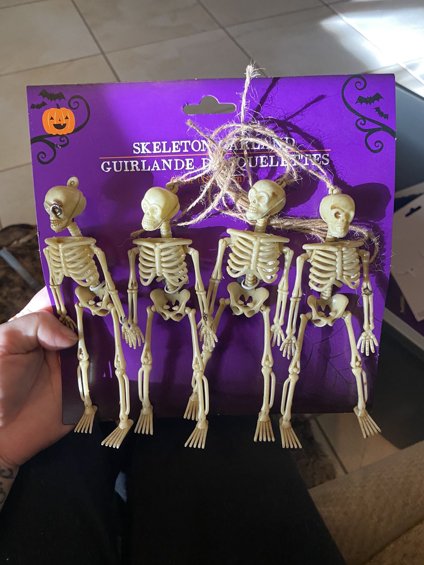 Halloween Skeleton garland