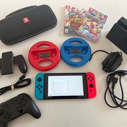 Nintendo Switch Bundle w/ Pro Controller and Games