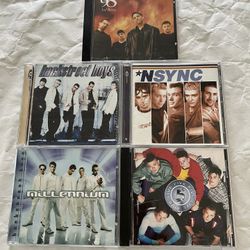 5 NSYNC  & Backstreet Boys CDs