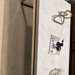 Free delivery Modern Marble Top Coffee Table – Gold Metal Base