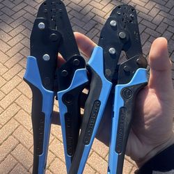 Cembre HF1 Crimpstar 20-12 AWG Brass Connector Crimping Tool