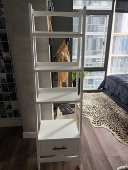 White shelf