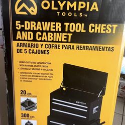Brand New 5 Drawer Tool Chest And Cabinet